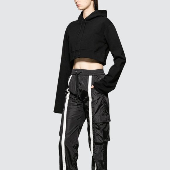 DANIELLE GUIZIO RACER OVERSIZED CROP HOODIE - S - Picture 2 of 6